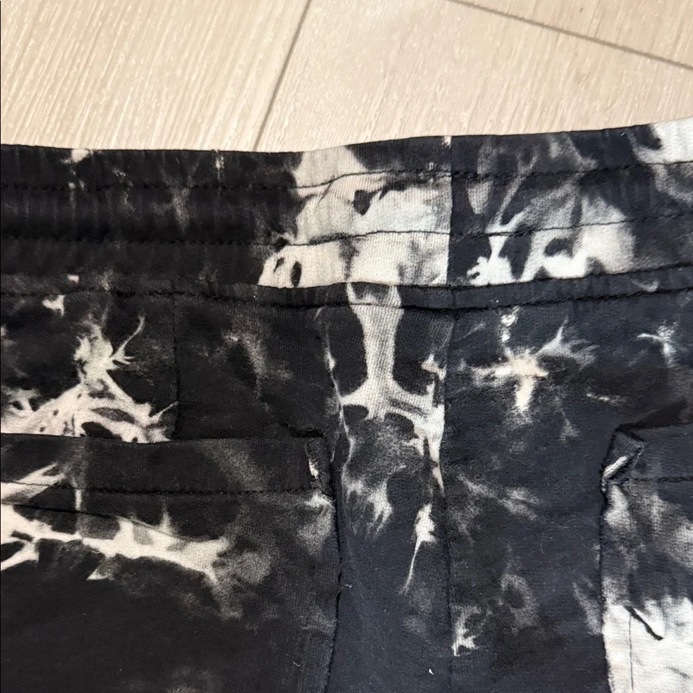 Superism Vision Tie-Dye Kid’s Black & White Shorts with pockets on front &  back